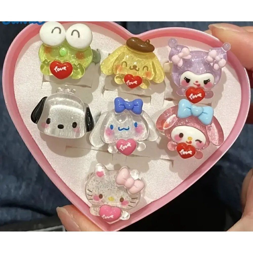 New  Hello Kitty and Friend Adjustable Rings....your choice!
